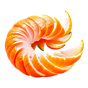 Mandarinenschale