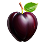 schwarze Pflaume